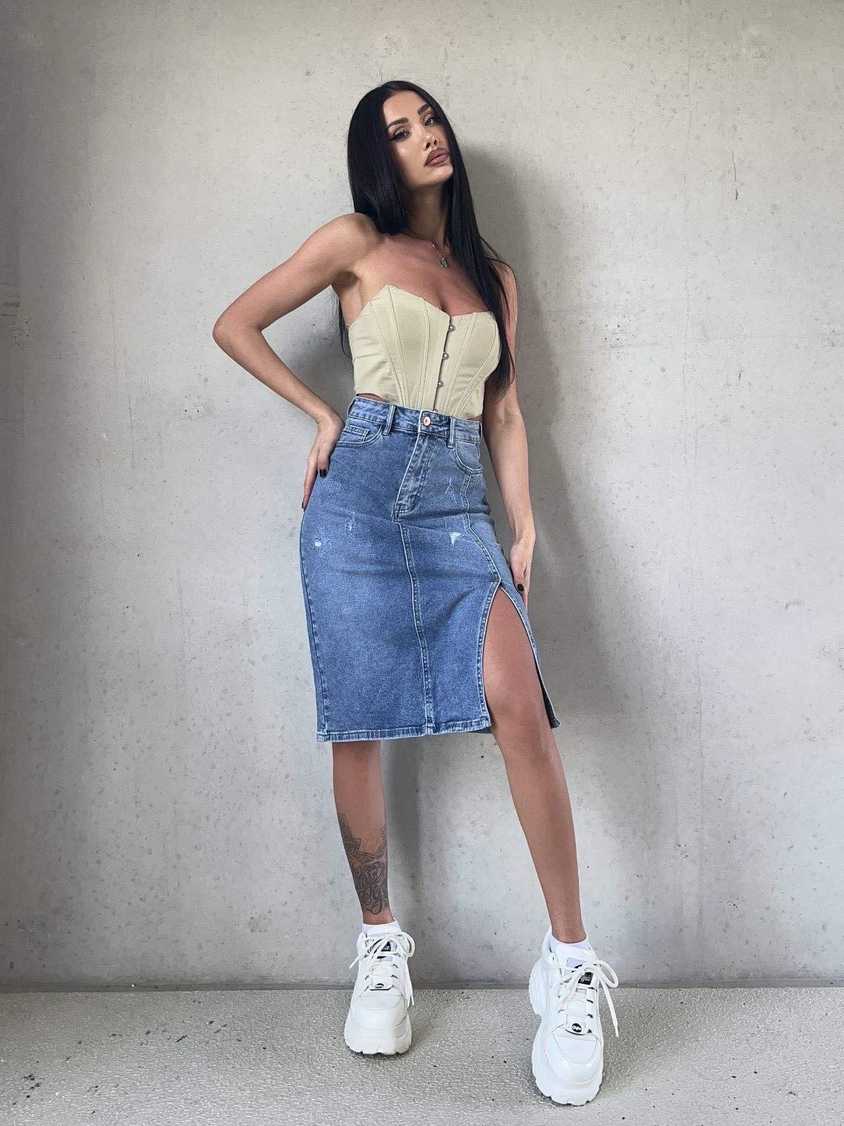 Sijonas "Denim"
