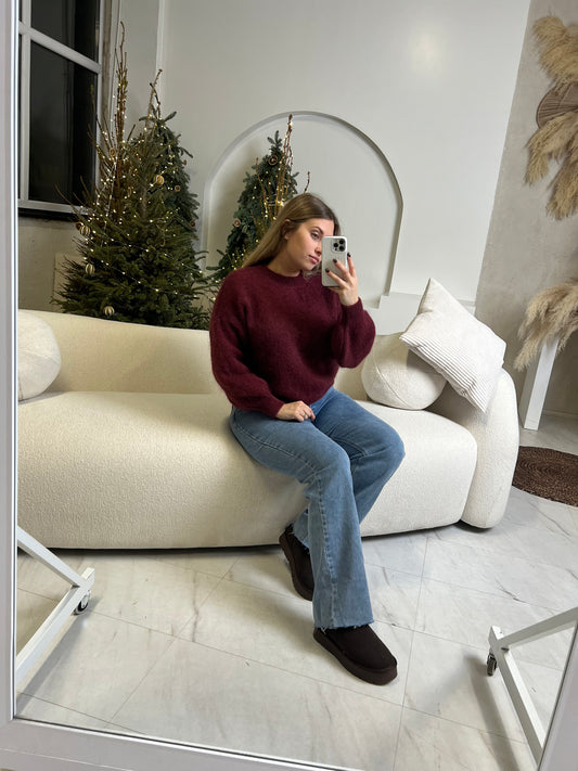 Megztinis, bordo PREORDER
