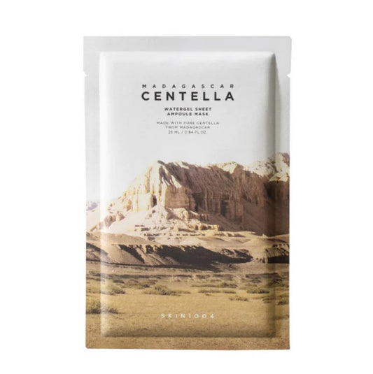 Skin1004 Madagascar Centella Watergel Sheet Ampoule Mask lakštinė veido kaukė, 1 vnt.