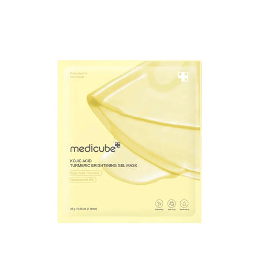 MEDICUBE Kojic Acid Turmeric Brightening Gel Mask - veido kaukė 1vnt.
